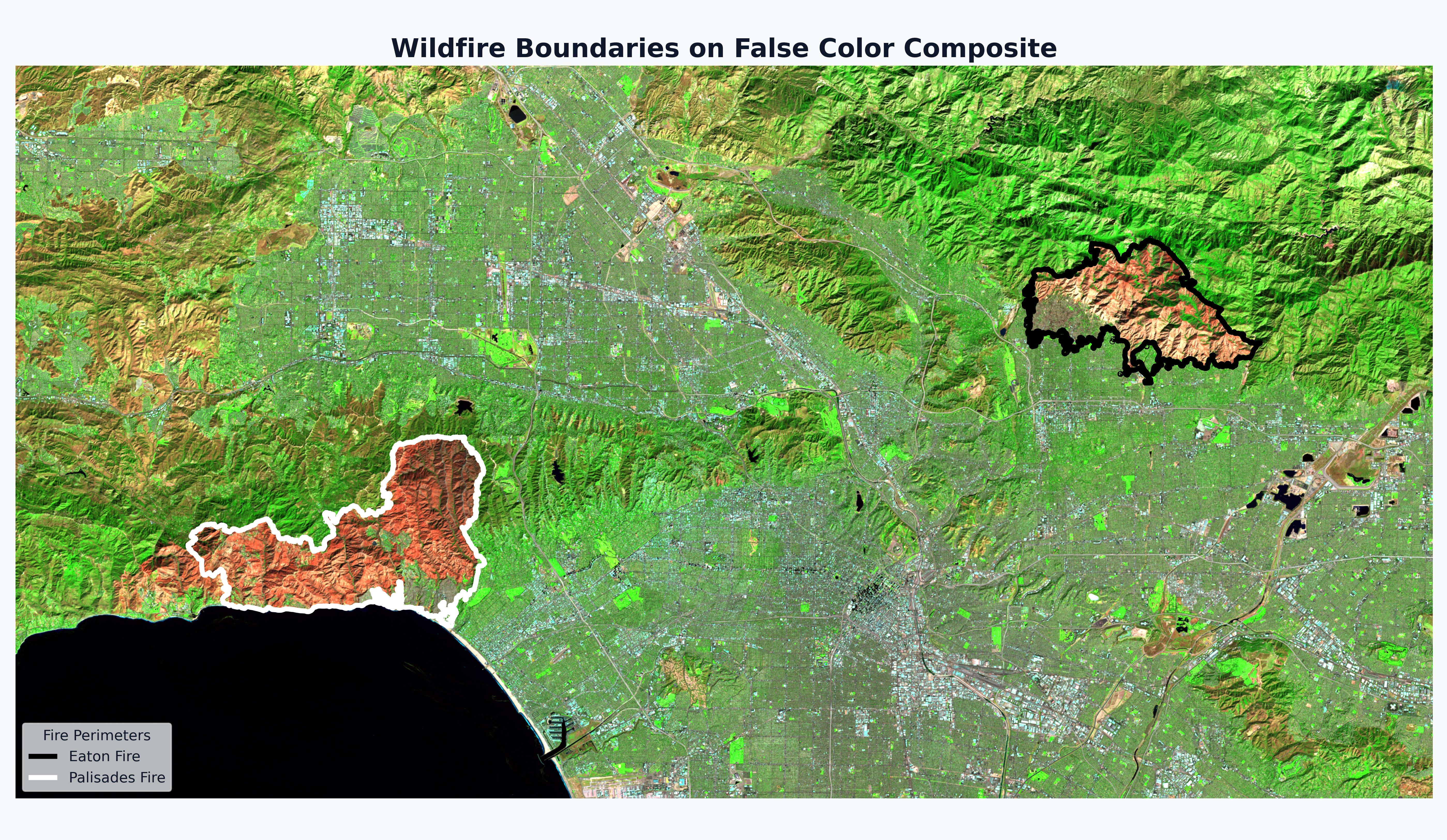 False Color Map With Census